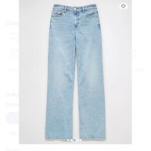 American Eagle Outfitters Light Blue Straight Leg Jeans